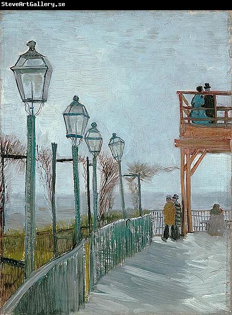 Vincent Van Gogh Terrace and Observation Deck at the Moulin de Blute-Fin, Montmartre